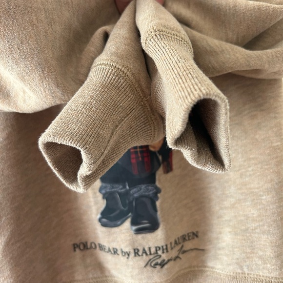 POLO RALPH LAUREN Ski Tuxedo Bear Fleece Hoodie - Kids 6 - Picture 5 of 7